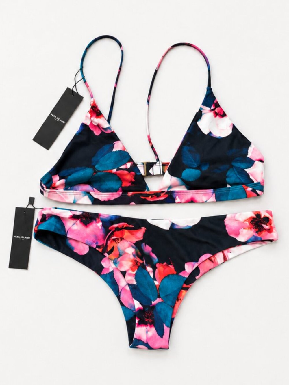 VAYA ISLAND VÜES Tropical Floral Bikini Set - LARGE